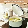 Tefal LOV E2580404 Casserole Dish Cast Iron Non-Stick with Lid 25 cm 5 Litres Lichen Green - Image 6