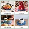 Le Creuset Round Cast Iron Trivet for Hot Dishes and Pots Countertop Regular Blue - Image 6