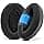 WC Freeze Hybrid Fabric Cooling Gel Replacement Pads - Compatible with HyperX Cloud, Steelseries Arctis, ATH M50X - Comfortable & Cool Longer | Black - Image 2