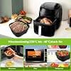 20CM Silicone Air Fryer Platinum Mould, Air Fryer Accessories for Philips 2000 Series 4.2L (NA229/00), Russell Hobbs 4.3L, 2PCS Reusable Silicone Airfryer Dish - Image 5