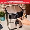 Moulinex Easy Fry & Grill Digital 2-in-1 Oil-Free Fryer + Grill, Capacity 4.2 L, Up to 6 People, 8 Automatic Programs, Temperature Adjustable, Digital Timer, Air Fryer EZ505D10 - Image 6
