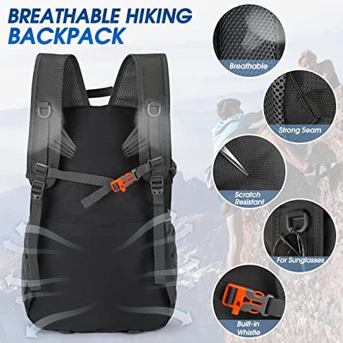 IGOLUMON 40L Ultralight Foldable Waterproof Hiking Backpack for Men Women - Large Capacity for Travel, Trekking, Sports, Camping - Image 5