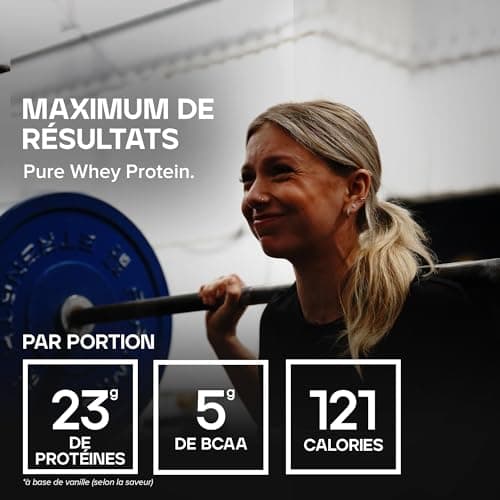 Bulk Pure Whey Protein Powder, Chocolate Cookies, 22g Protein and 5g BCAA Portion, Whey Shake, Low Sugar, Promotes Growth and Muscle Recovery, Easy Blend, 25kg - Image 6