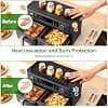 VINATO Silicone Mat for Air Fryer Storage Stand, for Ninja AF500EU AF400EU AF451EU, Accessories Cushion Mat for Foodi Max Dual Zone 9.5L-10.4L, Dustproof Easy to Clean - Image 5