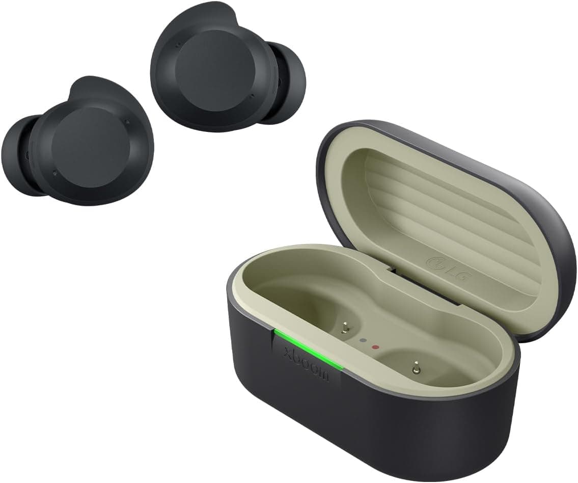 LG,xboom Buds Lite, Ecouteurs Bluetooth sans Fil, Casque Bluetooth, Réduction de Bruit, Casque sans Fil, oreillette Bluetooth Sports, écouteurs Intra-Auriculaires, Noir - Image 1