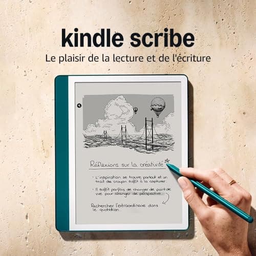 Kindle Scribe (2024 Release) 64 GB + Amazon Dark Emerald Premium Leather Cover + Amazon Powerfast 9W Power Adapter - Image 4