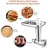 Gdrtwwh Meat grinder compatible with all Chef and KMix food machines, includes 2 sausage filling tubes, 4 screens and 1 adapter - Image 3