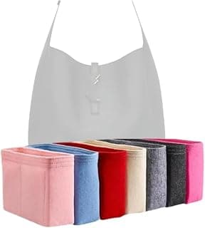 Xoppia Organiseur de sac compatible avec YSL le 5 à 7 Soft Hobo Large Beige Style A Exposition