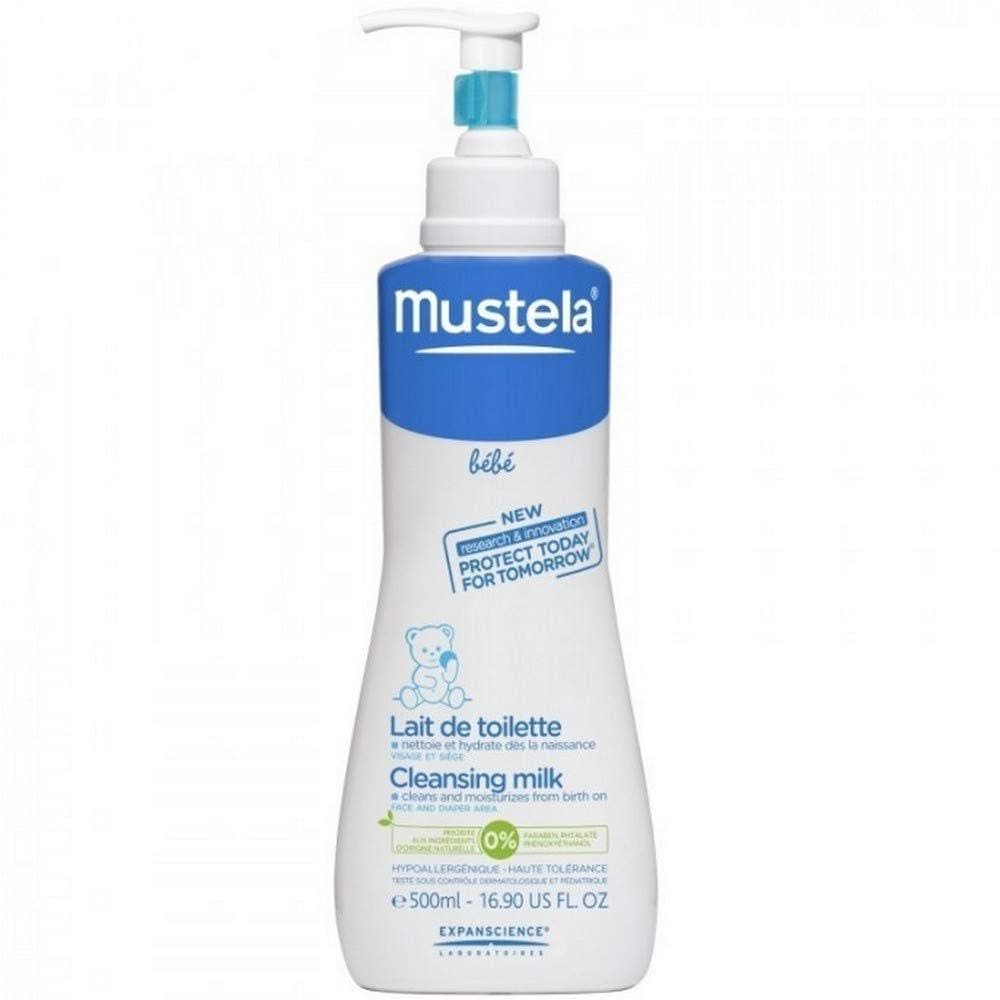 Laboratoire Expanscience Mustela Toilet Milk with Pump for Babies 500 ml - Image 1