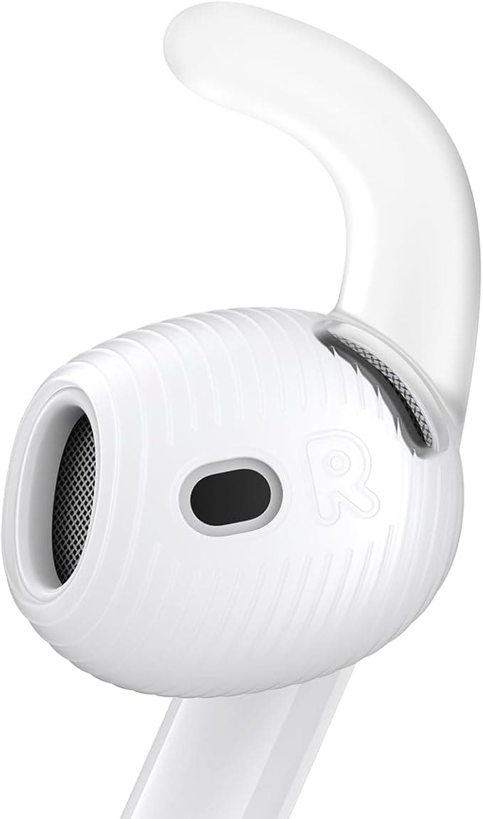 Gcioii 3 Pairs AirPods 4 Ear Hooks Cover Earbuds [Extra Bag] Apple Earbuds Ear Hooks Compatible with Airpods 4th (2024) - Image 1