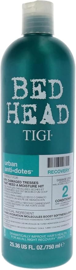 Bed Head by TIGI Recovery Shampoo 750 ml – XXL Professional Ultra-Moisturizing Shampoo for Dry and Damaged Hair, Repairing Cleansing and Moisturizing, Sulfate Free Care for Men and Women - Image 1