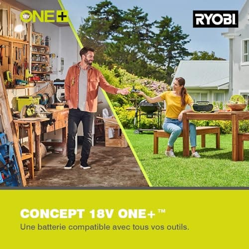 Perceuse-visseuse RYOBI - R18DD3-220S - 18V One+ - 2 batteries 2.0Ah - chargeur rapide - Image 10