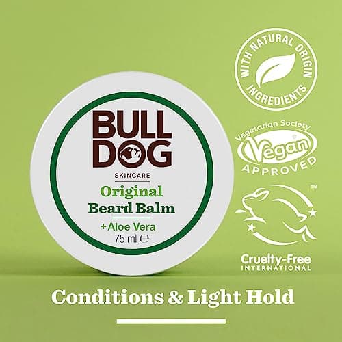 Bulldog Skincare Beard Balm with Natural Ingredients, Aloe Vera, Camelina Oil & Green Tea, 75 ml (Packaging May Vary) - Image 4