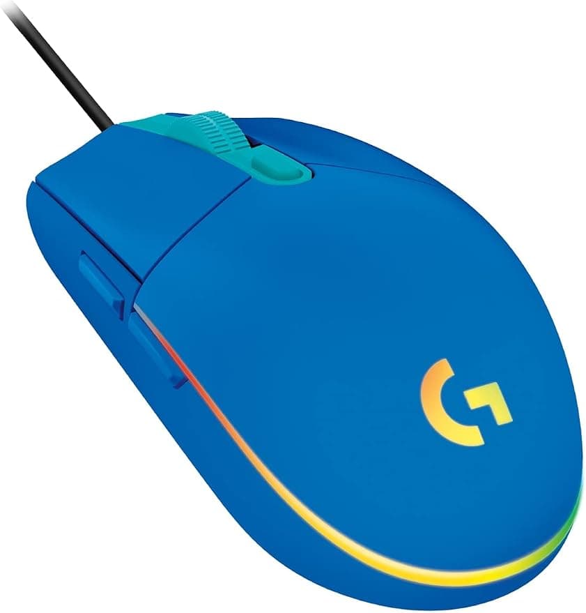 Logitech - G102 LightSync Eer Perp - Blue - Mouse - Image 1