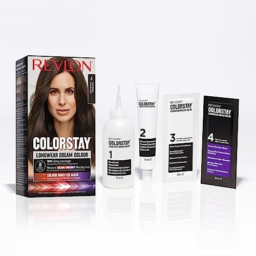 Revlon ColorStay - Coloration Permanente - Coloration Cheveux Longue Tenue - Couvre 100% des cheveux blancs - Jusqu’à 8 semaines - Huile de Macadamia et de Beurre de Murumuru - N6.35 Caramel - Image 3