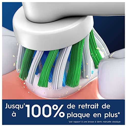 Oral-B Pro Cross Action Brossettes pour Brosse à dents électriques, Pack De 4 Unités - Image 5