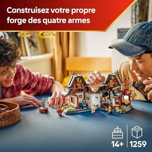 LEGO Ninjago 15th Birthday - Forge of Four Weapons - Teenager Toy - Ninja House with Minifigure & Collector Cards - Gift for Boys from 14 Years or Adult Fan 71858 - Image 3