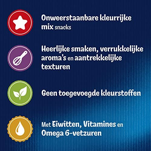 FELIX | Party Mix | Adult Cat Treats | Rich in Protein, Vitamins, Fatty Acids & Omega 6 | Mixed Selection with Irresistible Taste: Chicken, Liver, Turkey | Bag | Pack of 5 x 200g - Image 8