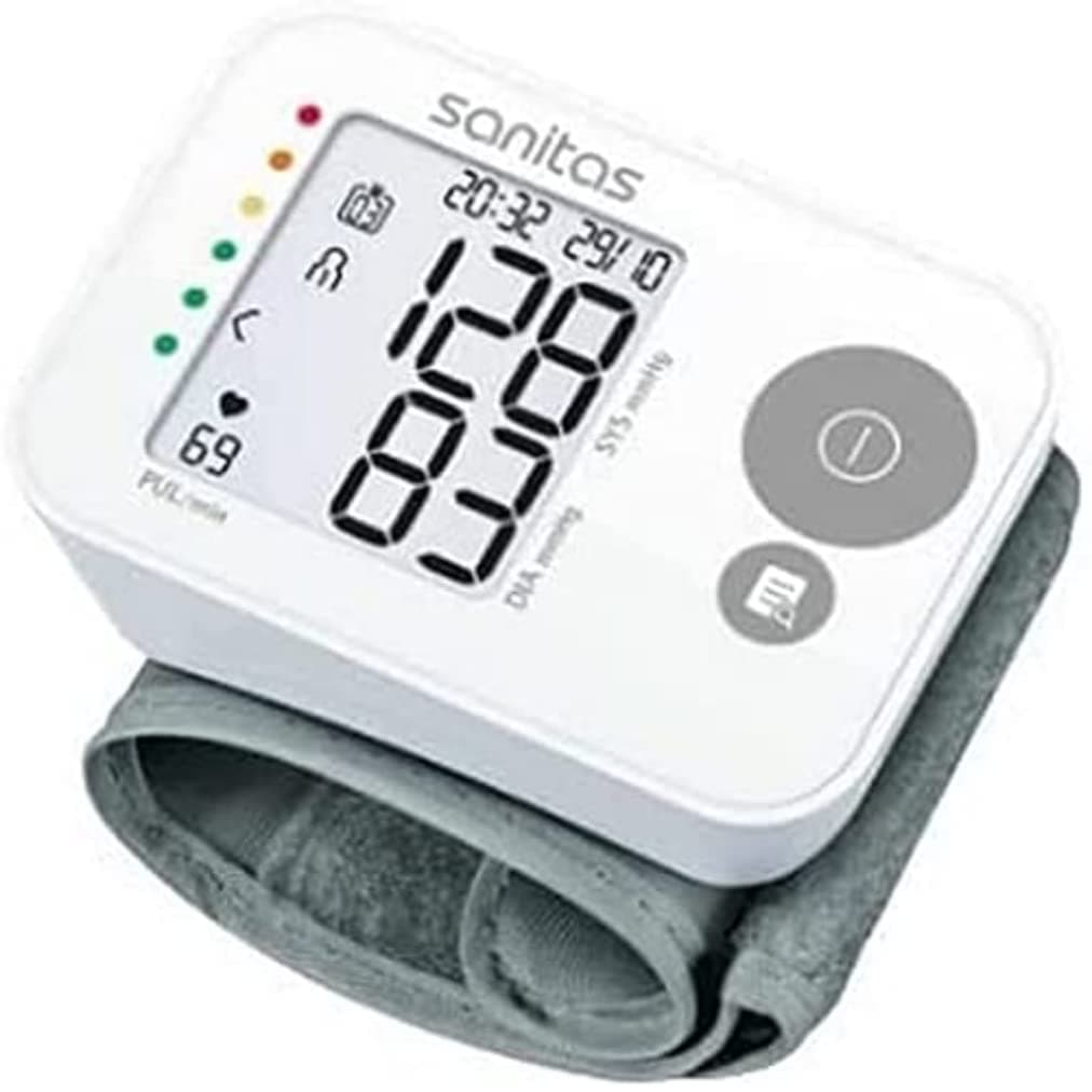 Sanitas SBC 22 Wrist Blood Pressure Monitor, Fully Automatic Blood Pressure and Pulse Measurement, Heart Rate Alert Function, LCD Display - Image 7