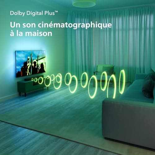 Philips TAB5109 Barre de Son 2.0 - canaux 2.0 120 W, DTS Virtual X, Bluetooth 5.4, HDMI Arc, Connexion Optique et connectivité USB - Gris foncé - Image 7