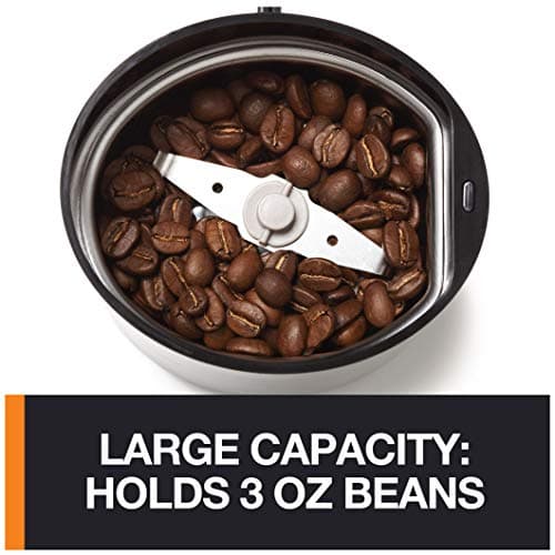 KRUPS Fast Touch Electric Coffee Grinder, Capacity 75 g, 200 Watts, F2034210, Black - Image 4