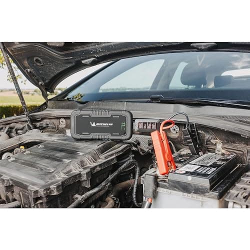 Michelin MJS120 Jump Starter and Power Bank | 12,000 mAh Jump Starter | 1500 A/12 V Peak Current for Vehicles | LED Light | Suitable for 4 L Petrol and 2.5 L Diesel - Image 8