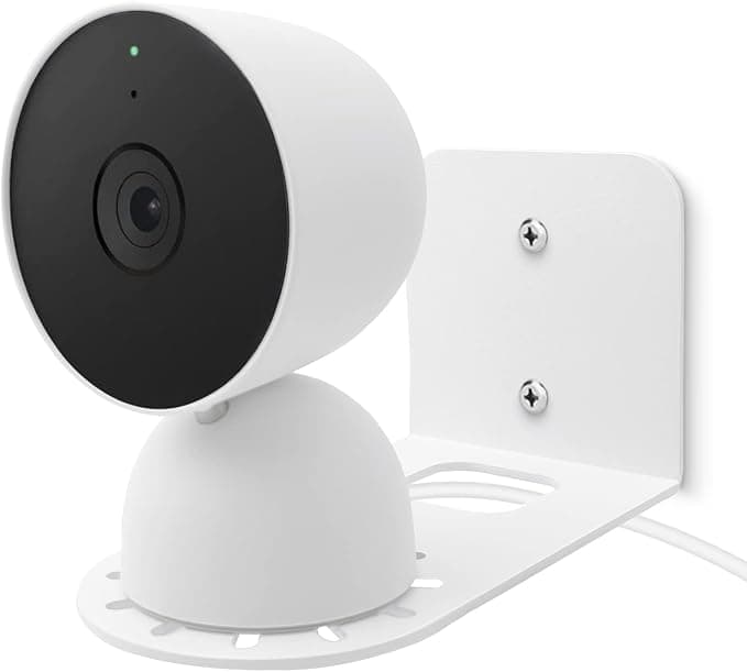 sciuU Wall/Ceiling Mount Compatible with Google Nest Cam (Indoor, with Cable/Outdoor Battery), Thickened Metallic Ultra-Hard Accessories Bracket for Indoor Surveillance Camera - Image 1