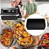 Air Fryer Silicone Mould for Ninja AF500EU, Air Fryer Accessories for Ninja 10.4L AF500EU, Airfryer Pot Square for Ninja Foodi Flex, Air Fryer Mould for COSORI Air Fryer 10L Twinfry - Image 8