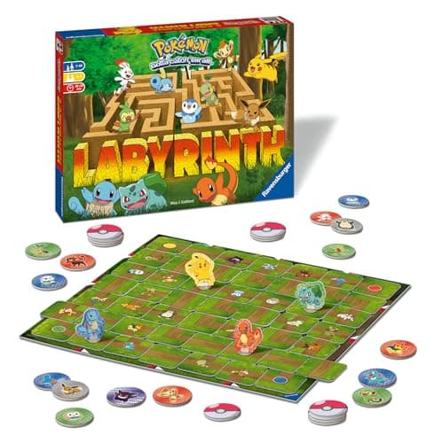 Ravensburger - Pokemon Maze Board Game - Pokemon Maze Game - Family - 2-4 Players from 7 Years Old - Pikachu Bulbasicar Charmander Squirrel - 26949 - Image 2