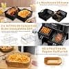 Ninja Air Fryer Silicone Mould - Air Fryer Accessories for Ninja Foodi Max Dual Zone AF400EUCP DZ400EUSTGD SL400EU, Philips 4000 Series NA460 Accessories for Ninja Fryers 8.5L-9.5L with Grill - Image 7