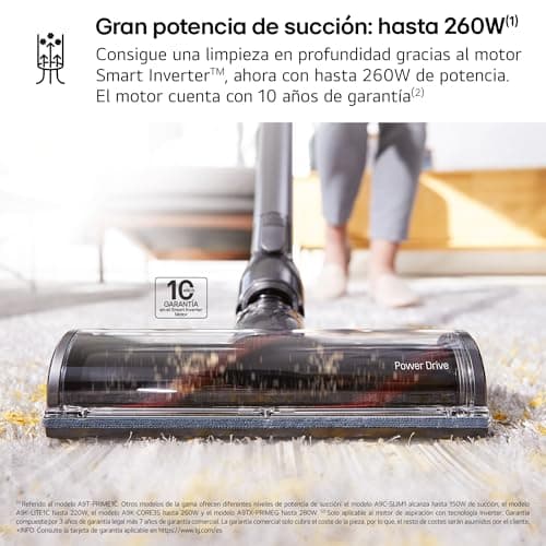 LG A9K-PRO3B Aspirateur en Plastique Beige 260 W 0,44 l - Image 5