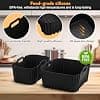 Air Fryer Accessories for Air Fryer Moulinex XXL 11L, Moulds Silicone Air Fryer Moulinex with Air Fryer Grill, Toast Grill, Cake Mould for Moulinex EZ942B - Image 4