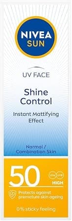 Nivea Sun UV Sun Cream for Face Matte Effect SPF50 50ml - Image 1
