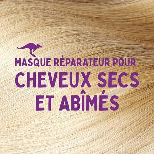 Aussie SOS Réparation Surpuissante Masque Capillaire, 500ml, Aide, Réparer et Protéger les Cheveux Secs et Abîmés, Pour Des Cheveux Doux et Lisses - Image 5