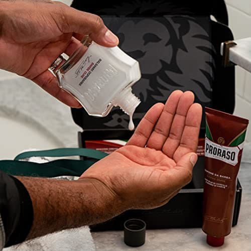 Proraso - Baume Après -rasage - Barbes Dures - à l'huile de bois de santal et de karité - 100 ml - Image 6
