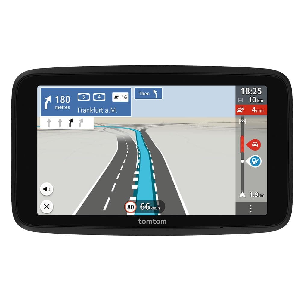 TomTom GO Classic 2nd Generation Car GPS (6 Inch, Traffic Info, Hazard Alerts Test, EU Maps, Update via WiFi, Lane Change Guide, Integrated Reversible Mount)
