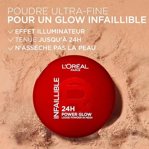L'Oréal Paris Universal Loose Powder - Fixes Makeup & Brightens Complexion - Infallible 24H - Shade : Universal - 10 g - Image 6