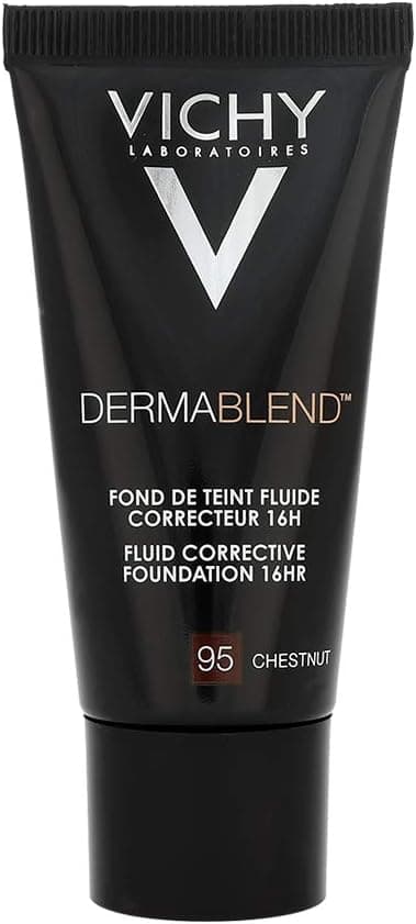 Vichy Dermablend Fluid Concealer Foundation Chestnut 95 - Image 1