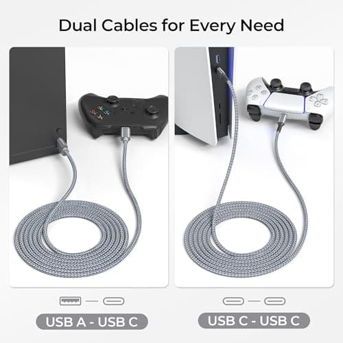 BASESAILOR iPhone 16 15 Pro Charger Cable (A-to-C+C-to-C), USB Type C 1M 2-Pack, Nylon Charging Cord for iPad 10 11 12.9 Air 4 5 2024 Mini 6 7 2022 2021, Samsung Galaxy S25 S24 S23 A54 A55, M3 4 M53 - Image 4