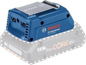 Bosch Professional 18V System chargeur GAA 18V-48 (adaptateur de charge USB compact avec courant de charge de 2 x 2,4 A)