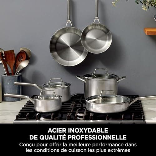 Ninja EverClad Stainless Steel Frying Pan, 28 cm, Suitable for All Hob Types Including Induction Cookers, Oven Safe up to 315°C, 100% Induction Base, C90028EUI - Image 7