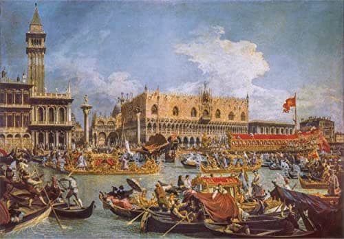 Clementoni - Museum Collection Canaletto, Return of Bucentaur at The Molo on Ascension Day-1000 Pieces-Puzzle, Adult Entertainment-Made in Italy, 39764 - Image 3