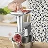 Gdrtwwh Meat grinder compatible with all Chef and KMix food machines, includes 2 sausage filling tubes, 4 screens and 1 adapter - Image 7
