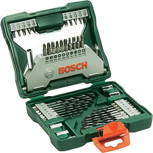 Bosch 43 Piece Titanium X-Line Drill Bit and Screwdriver Set (for Wood, Stone and Metal, Drill Accessories) Black/Grey - Image 2