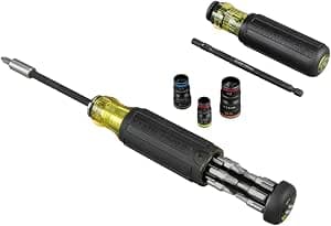 Klein Tools 80083 Impact Driver Kit with 7 in 1 Impact Socket and 14 in 1 Multi-Bit Screwdriver with Adjustable Length 2-Piece
