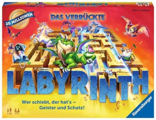 Ravensburger Family Game 26955 The Mad Labyrinth Classic Board Game for 2 4 People 7 Years Old - Image 2