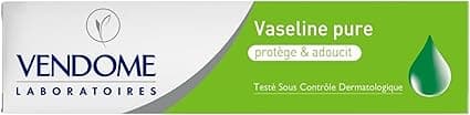 LABORATOIRES VENDÔME - Vaseline Pure - Petroleum Jelly - Body & Face - Multi-purpose - Protects, Softens & Softens - Hypoallergenic Formula - All Skin Types - For The Whole Family - 50 ml