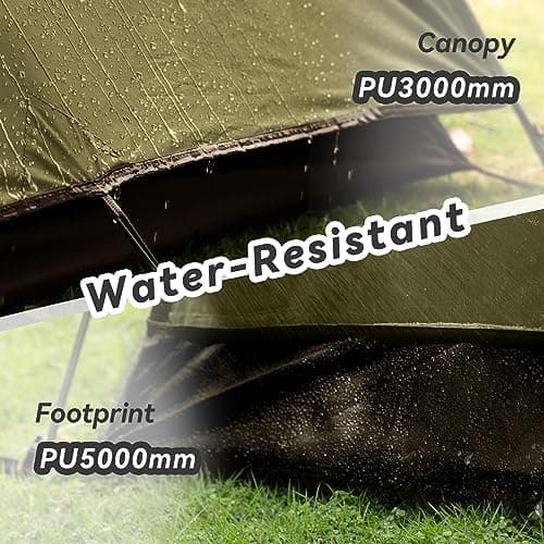 Forceatt 2-4 Person Camping Tent, 4 Season Waterproof Anti UV, Ultra Light Easy Double Layer Dome Tent for Picnic, Hiking, Trekking, Camping - Image 4