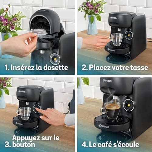 Bosch Tassimo Finesse Friendly Multi-Drink Coffee Machine, TAS162E, Over 70 Hot Beverages, IntensityBoost, Coffee Pod Maker, Intellibrew, Black - Image 7