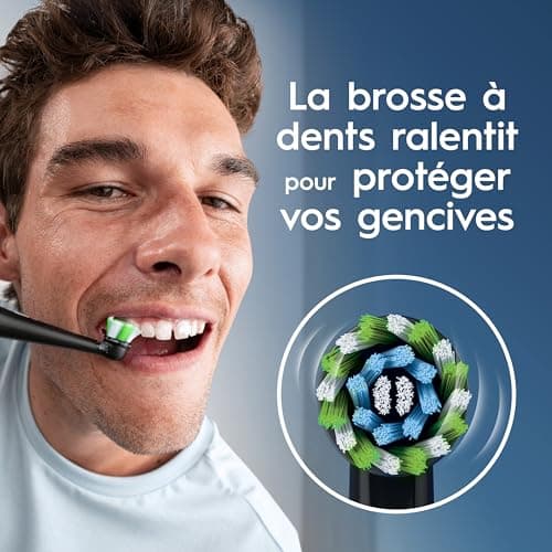 Oral-B Duo Pro 1 Electric Toothbrushes, Black and Pink, with 3 3D Cleaning Modes Including Softness, Brushing with Oscillo-Rotations and Pulsations, Replacement Round BrushesOral B, Charger - Image 7
